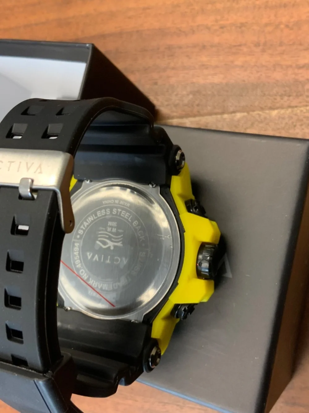 Activa X Invicta Digital Unisex Watch - 50mm, Black/Yellow ACW8082-014 New